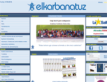 Tablet Screenshot of elkarbanatuz.org